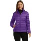 Purple Women's Packable Ultra Light Weight Short Down Jacket