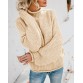 Apricot Womens Turtleneck Oversized Sweaters Batwing Long Sleeve Pullover Loose Chunky Knit Jumper