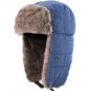 Blue Trooper Trapper Hat Warm Winter Hats Hunting Hat with Mask Ear Flaps